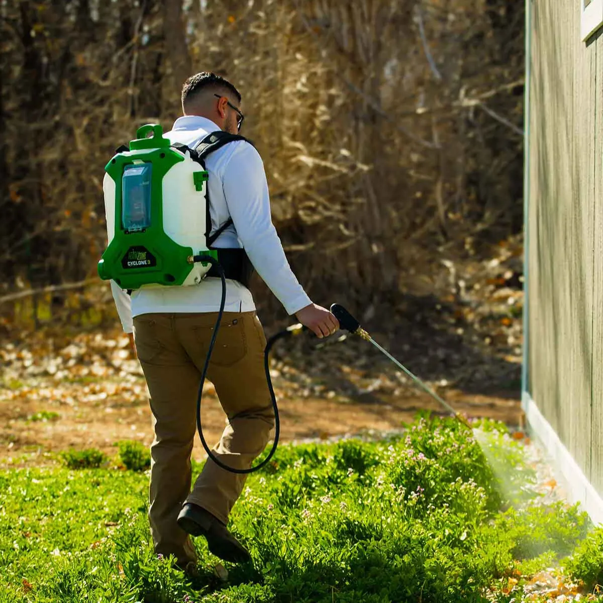 Professional termite control service by Southwest Weed & Pest Solutions - expert technician treating property in New Mexico